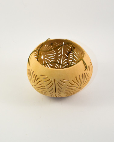 Candle holder from coconut, No.3 - 1