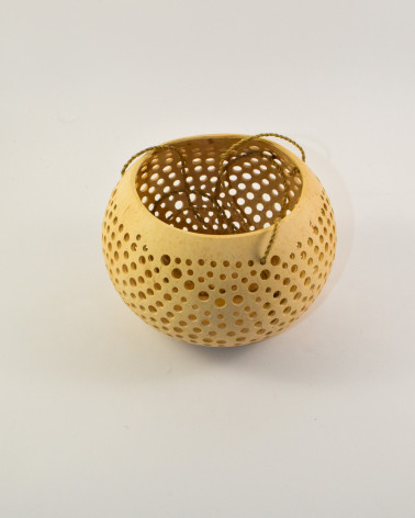 Candle holder from coconut, No.1 - 1