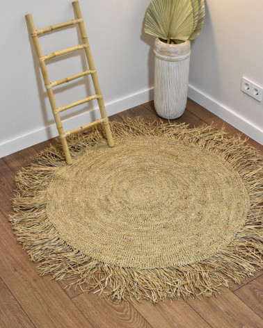 Natural raffia carpet 140cm - 1